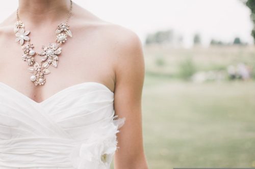 The Right Necklace for Each Type of Bridal Neckline 44