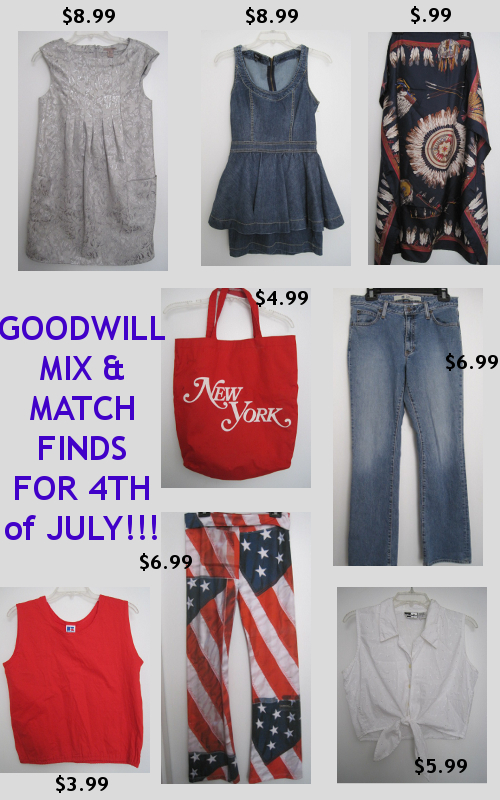 All-American Thrift: How to Mix 8 Goodwill Finds for 8 Distinct 4th of July Looks 45