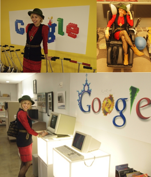 Thrifted Style Outfit: Wearing Vintage to the Google Headquarters 13