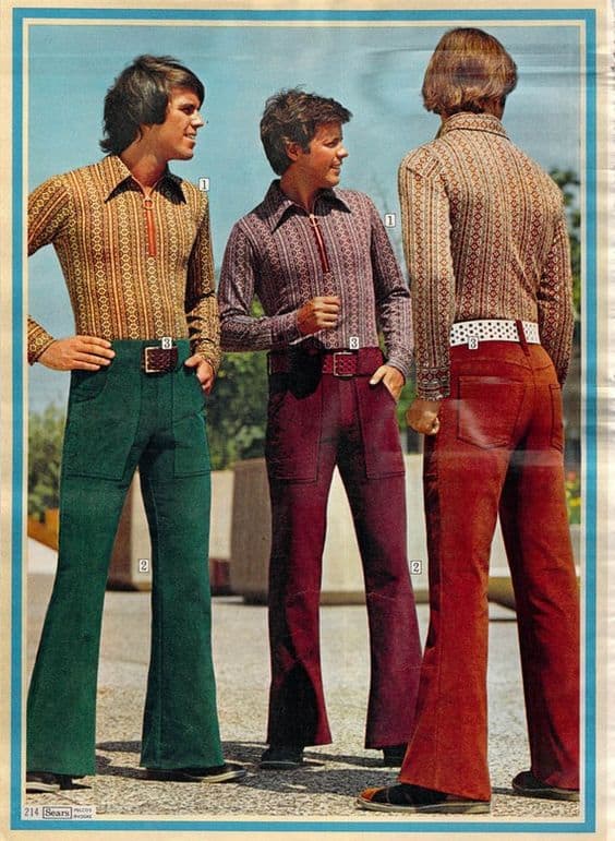 70s men fashion best sale