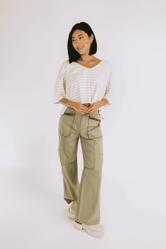 Vintage Patterns That Pop with Olive Green Pants 21