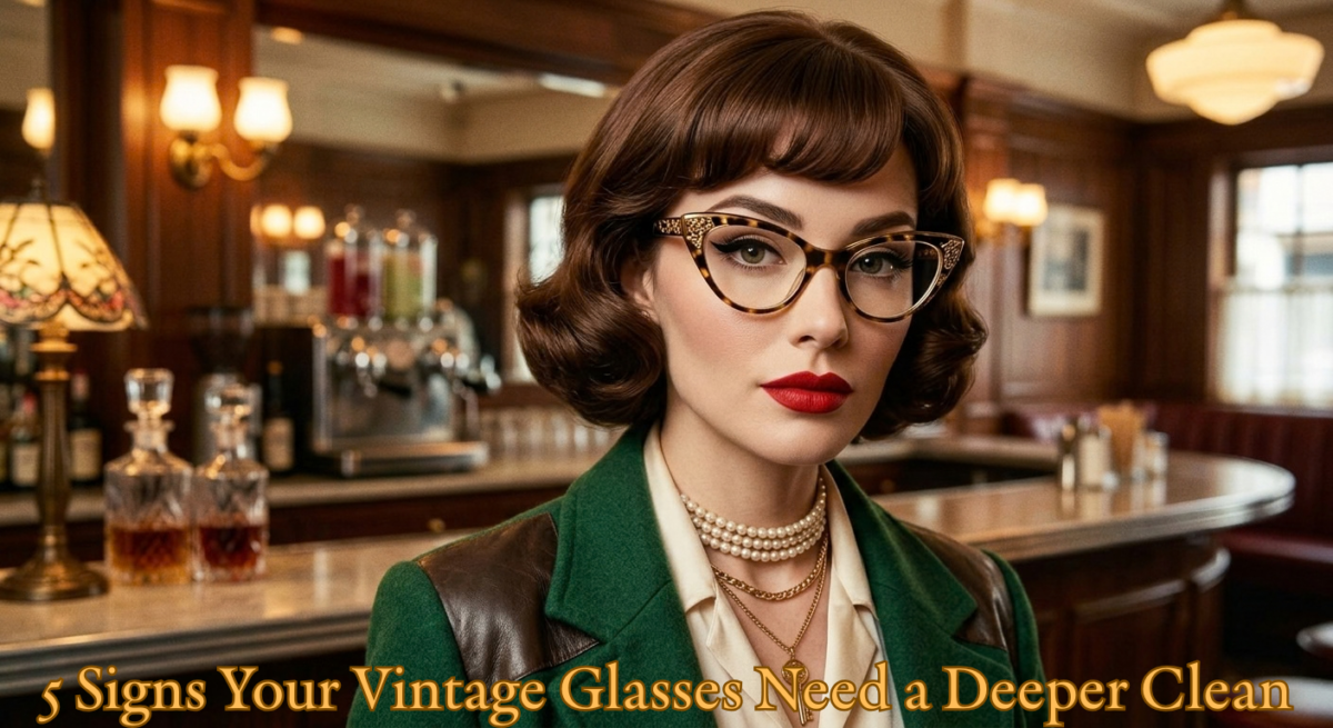 5 Signs Your Vintage Glasses Need a Deeper Clean 4 5 Signs Your Vintage Glasses Need a Deeper Clean 3