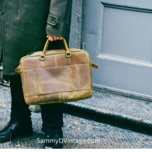 Thrifted Leather Handbag