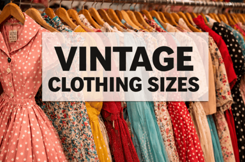 Vintage Clothing Sizes vs Modern Sizes – Why They Are Different 29