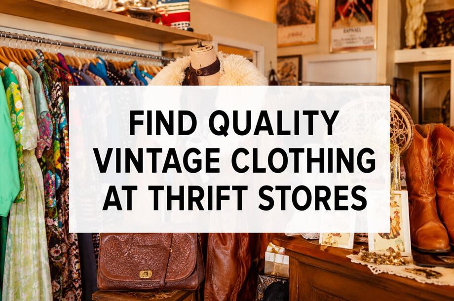 How to Find Quality Vintage Clothing at Thrift Stores 3