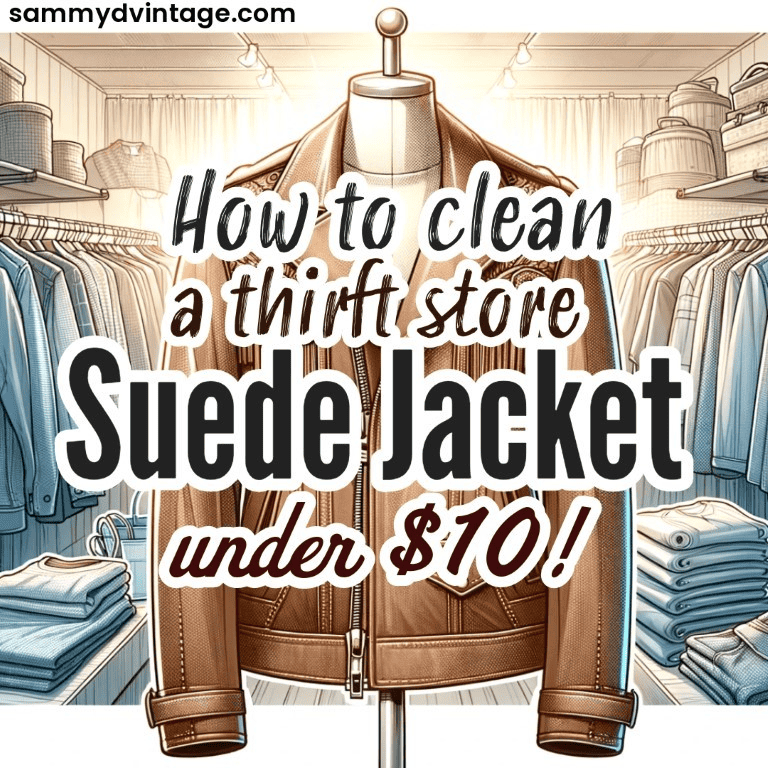 How to Clean a Thrift Store Suede Jacket for Under $10 19