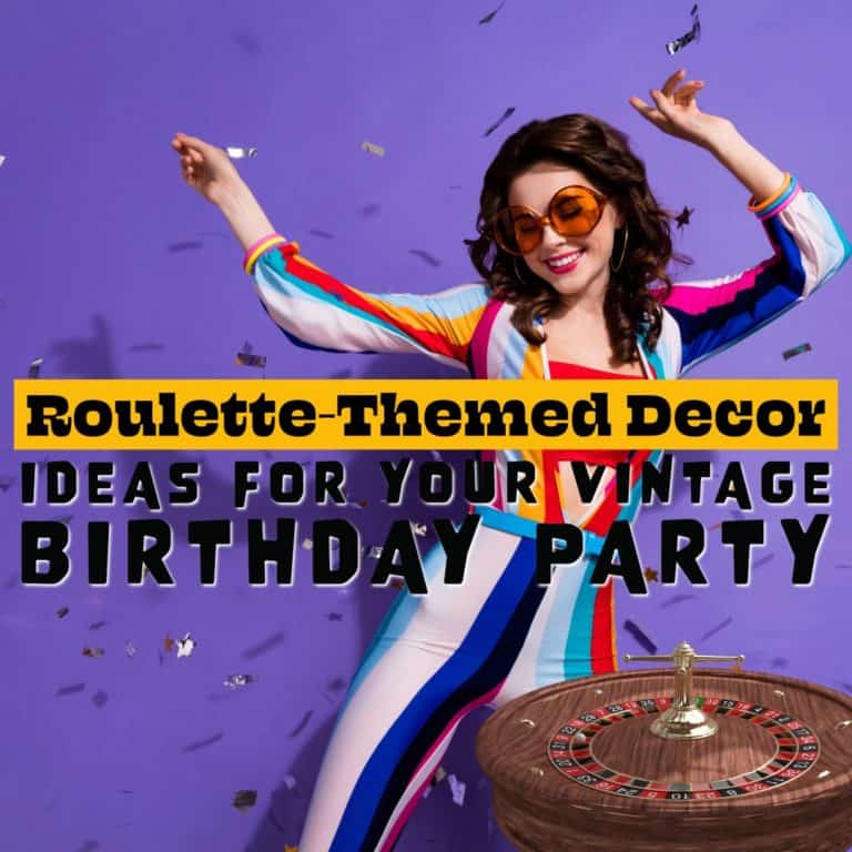 Roulette-Themed Decor Ideas for Your Vintage Birthday Party 21