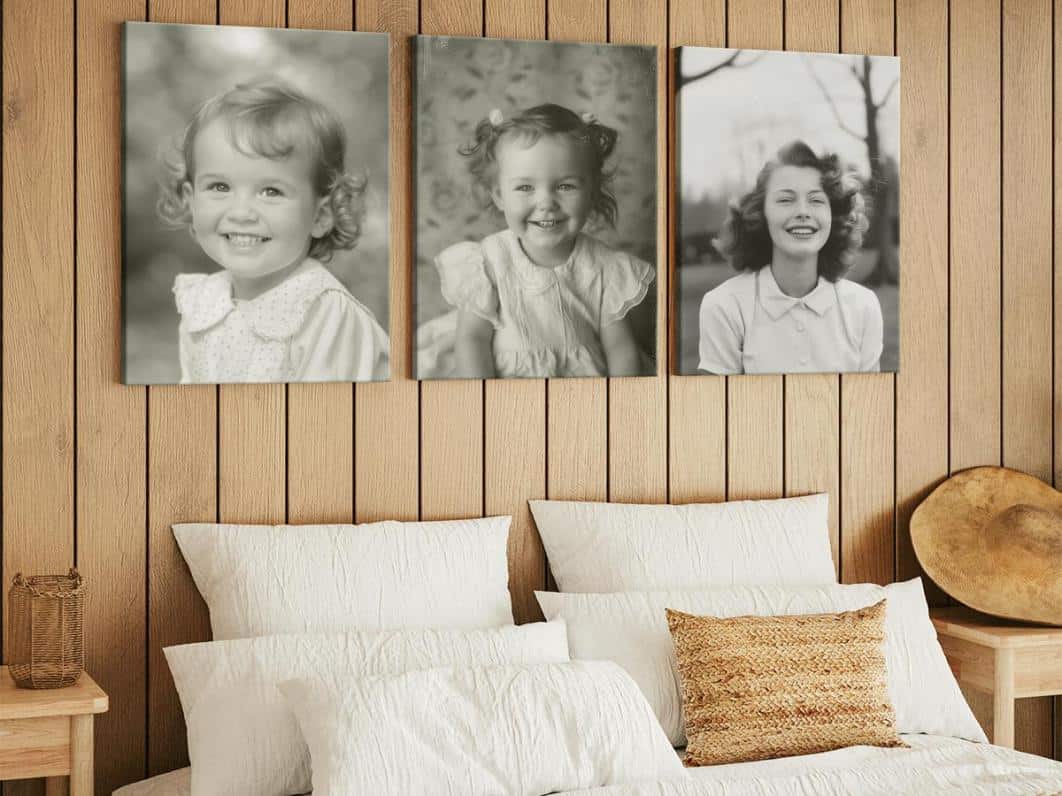 How to Use Vintage Photos in Canvas Prints to Tell Your Family History 11